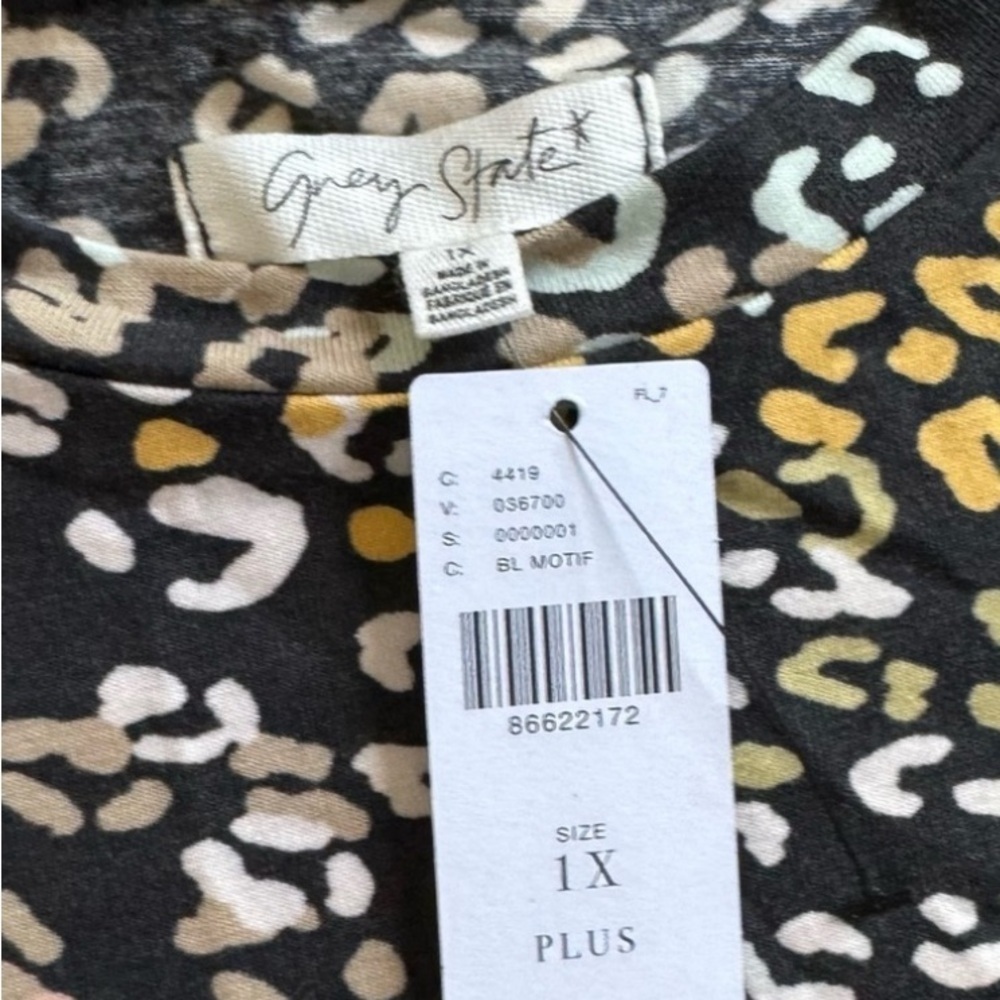 NWT Size 1X - Grey State Chiara Midi Dress - Picture 16 of 16